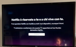 Netflix controllo account condivisi