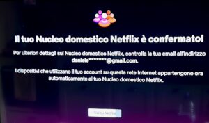 Netflix controllo account condivisi richiesta confermata 