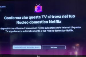 Netflix controllo account condivisi richiesta conferma