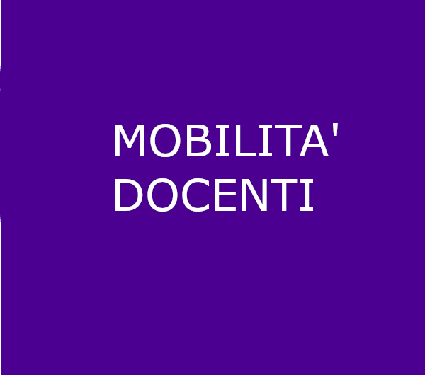 Mobilità docenti