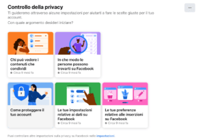 Facebook - Controllo Privacy