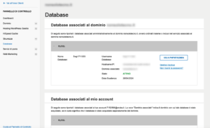 Aruba - accesso database