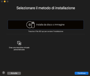 VMWare metodo di installazione