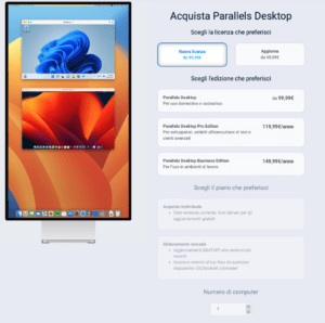 Parallels Desktop - prezzi